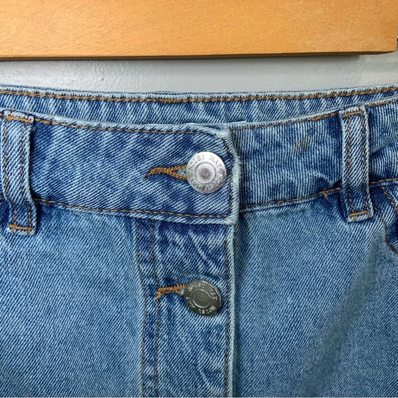 Noisy May Button up Jean Mini Skirt - Picture 3 of 5
